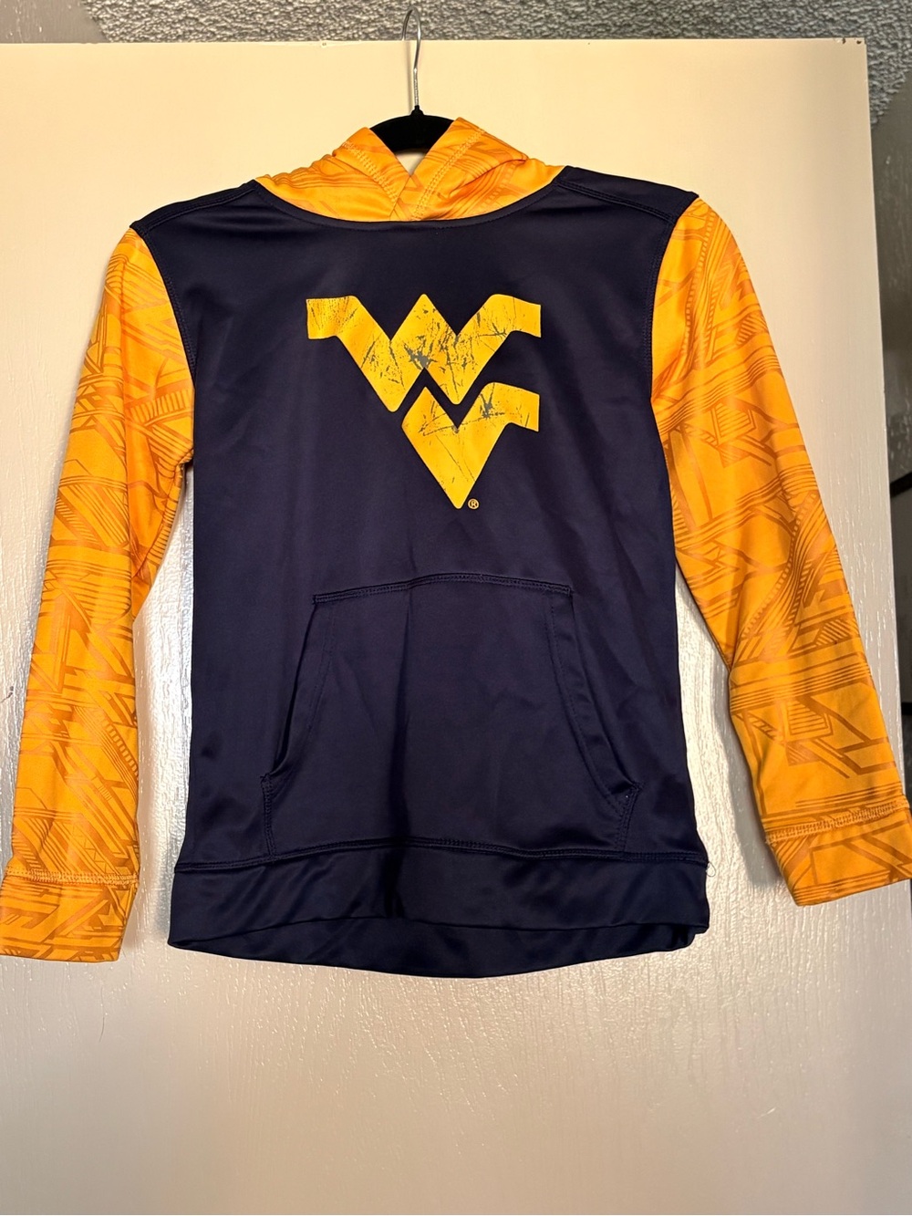 West Virginia Mountaineers Navy & Gold Hoodie for boys